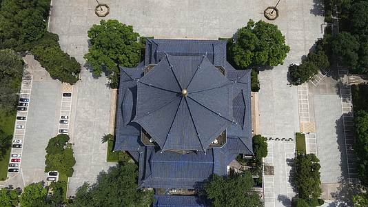 广州中山纪念堂航拍视频的预览图