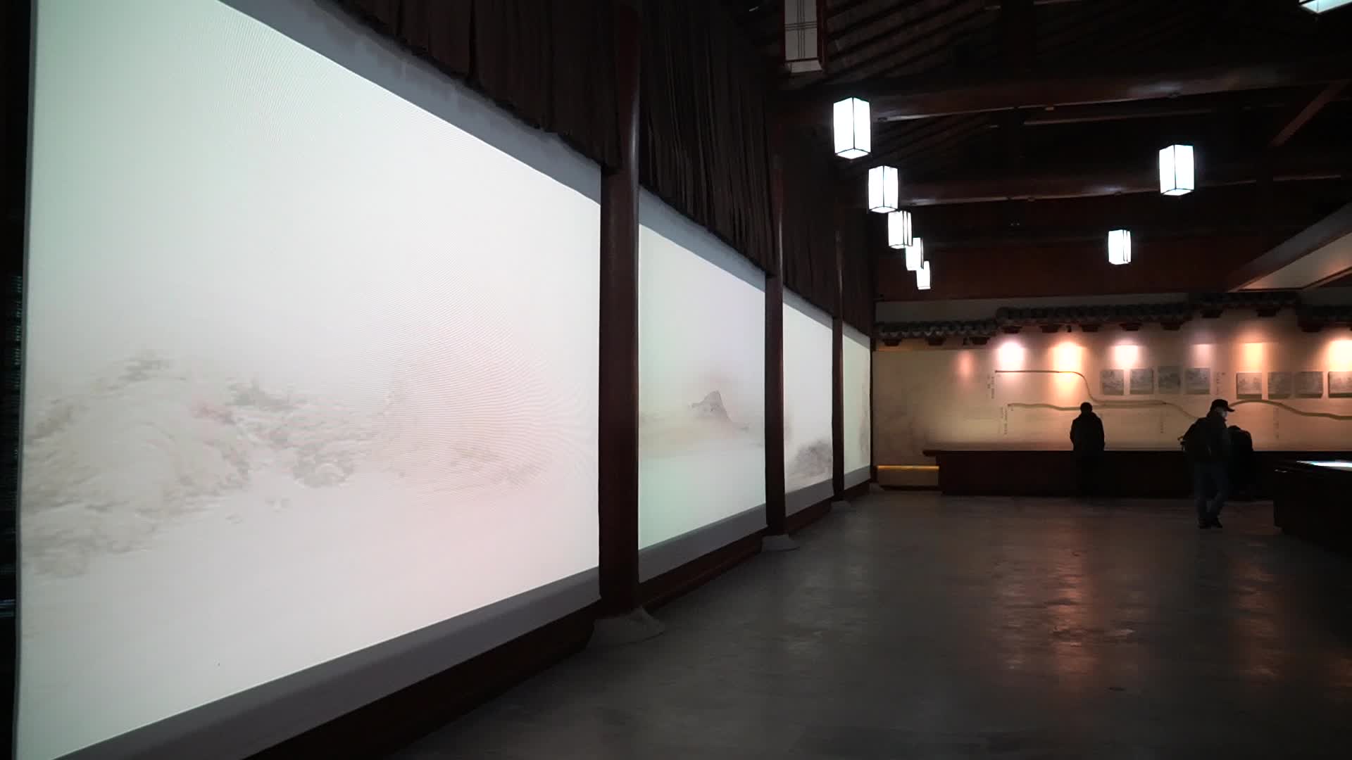 浙江杭州富春江黄公望故居实拍视频视频的预览图