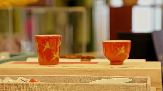 茶文化茶具销售店铺视频的预览图