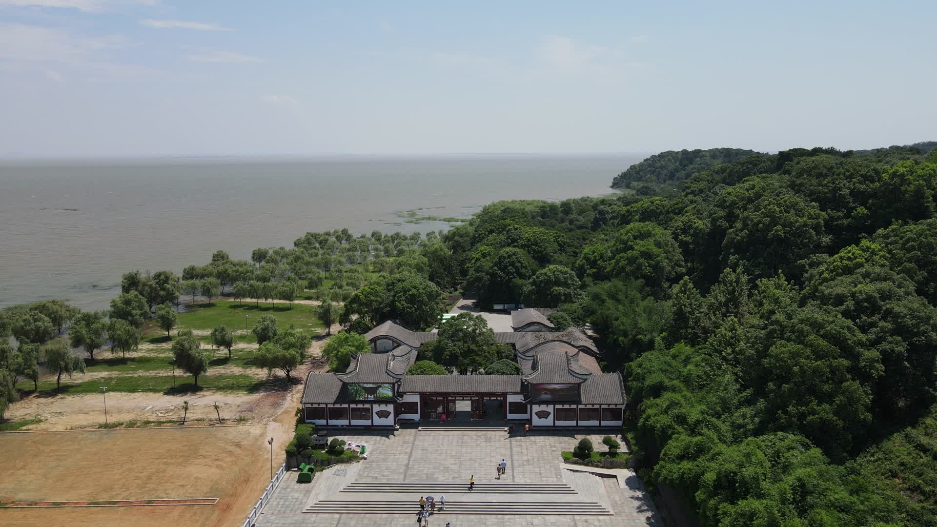 湖南岳阳君山岛5A景区4K航拍视频视频的预览图