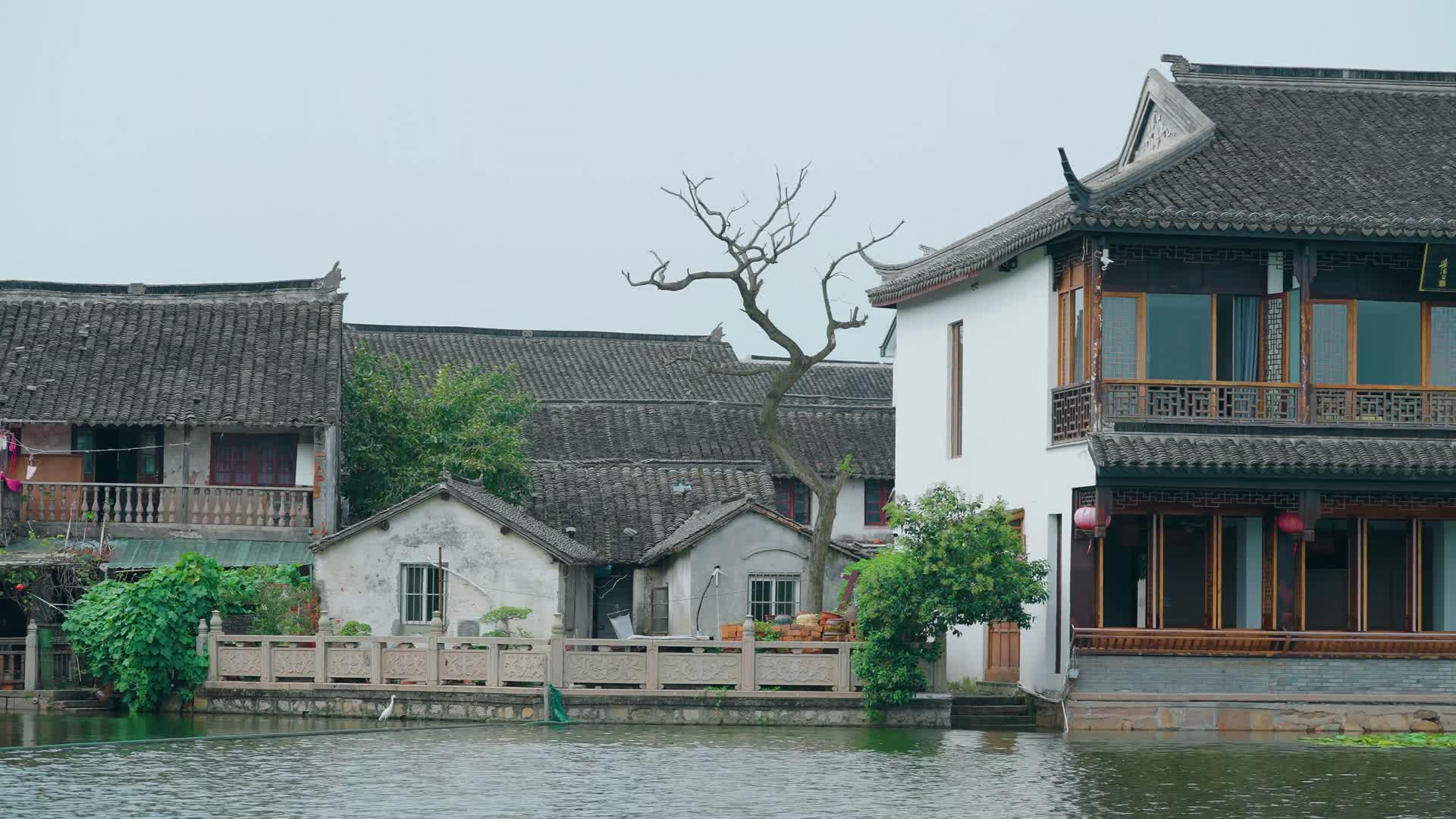 4K江南古镇园林风景古建筑视频的预览图