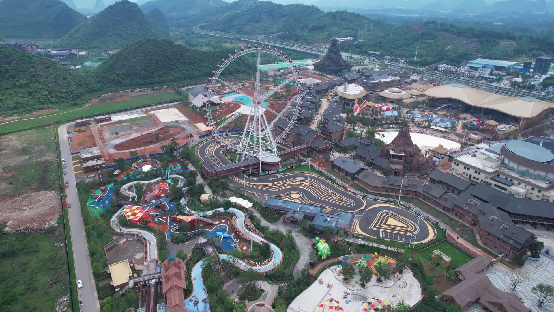 桂林融创国际旅游度假区建设中视频的预览图