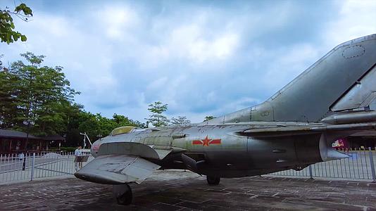 军事博物馆退役的歼6飞机实拍视频的预览图