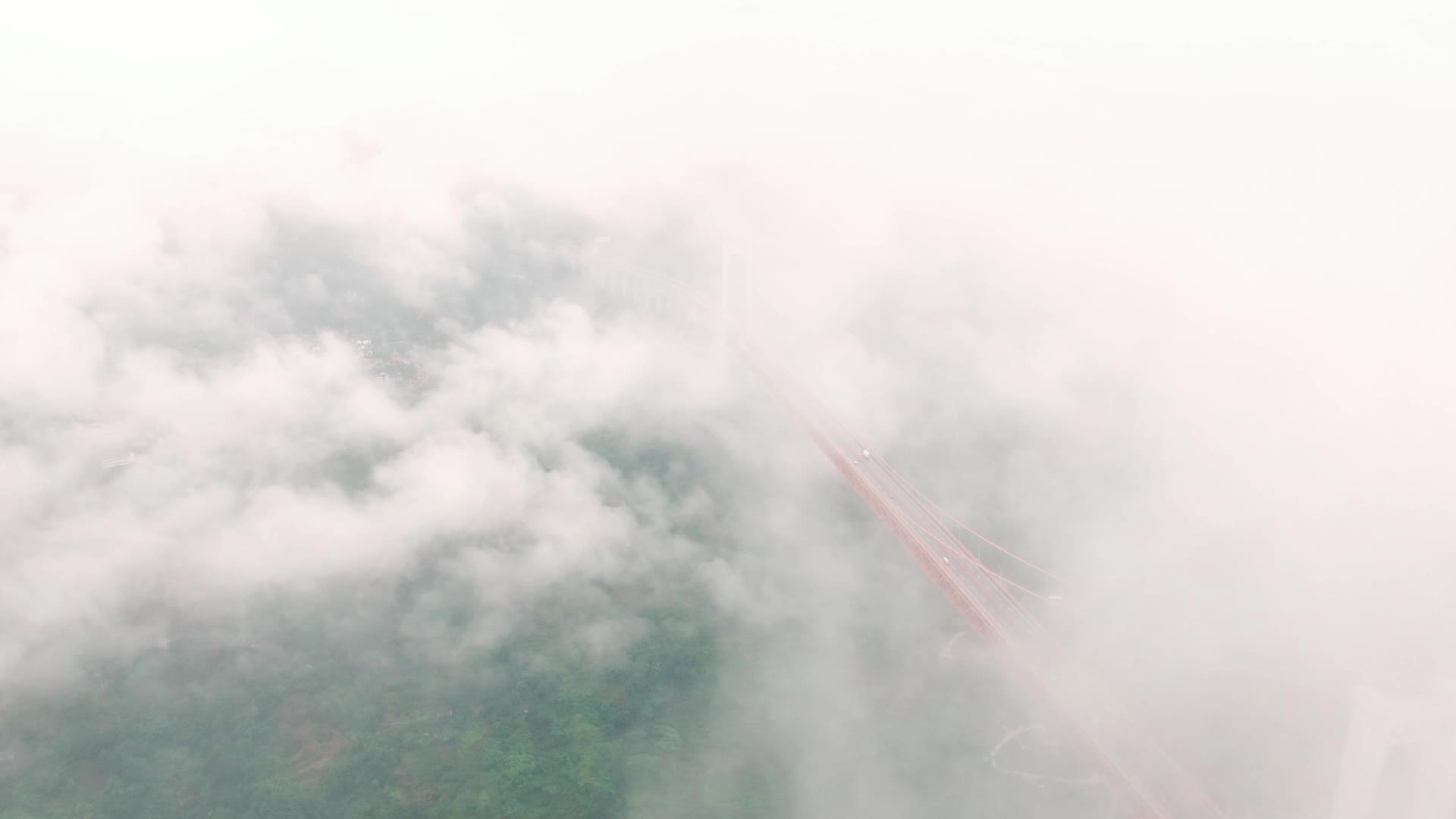 世界高桥贵州安顺坝陵河大桥航拍视频视频的预览图