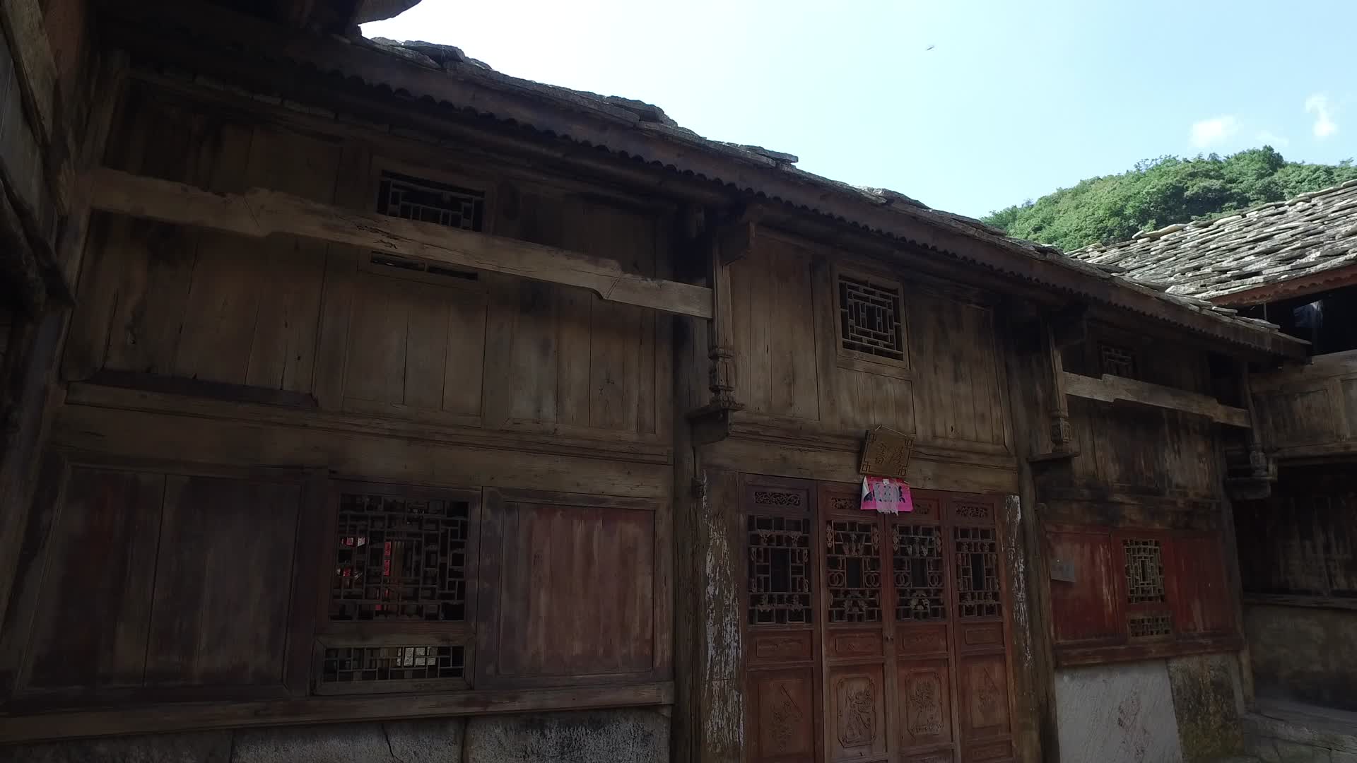 安顺屯堡民居古建筑历史风光4K视频的预览图