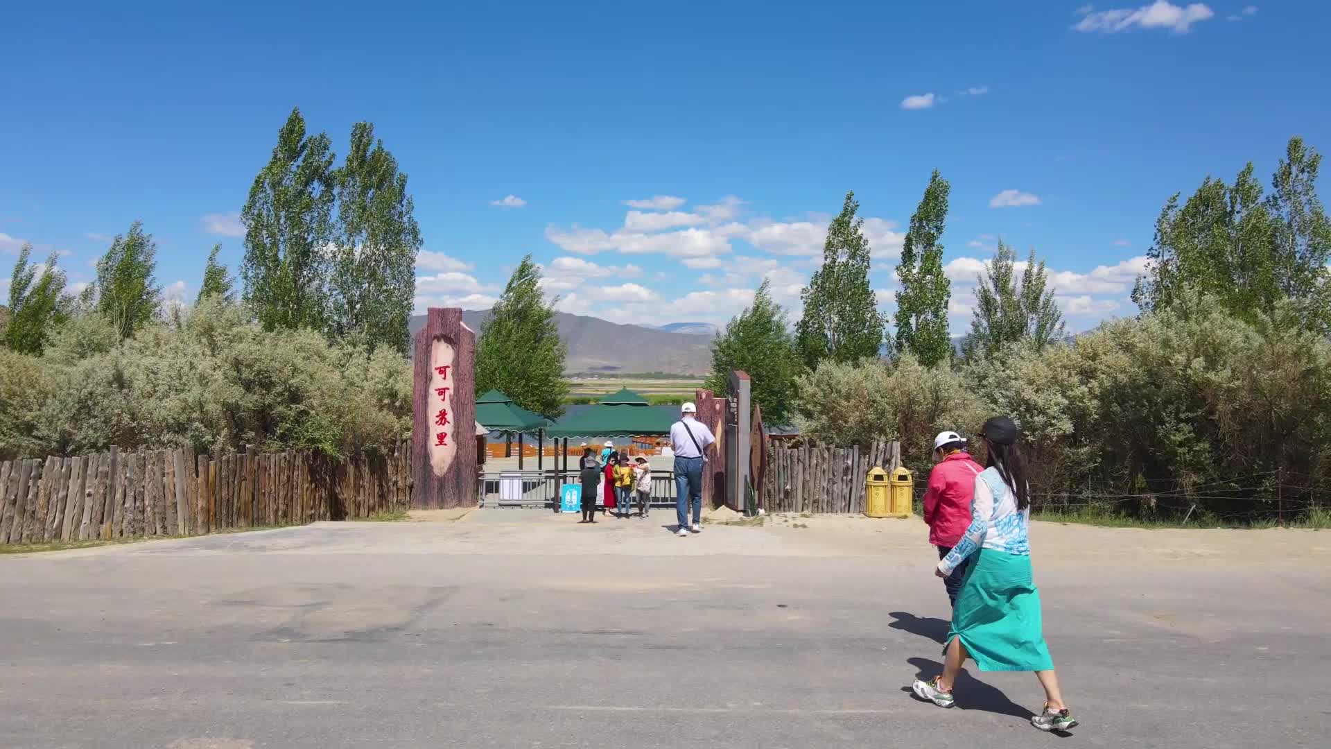 新疆可可苏里公园航拍视频的预览图