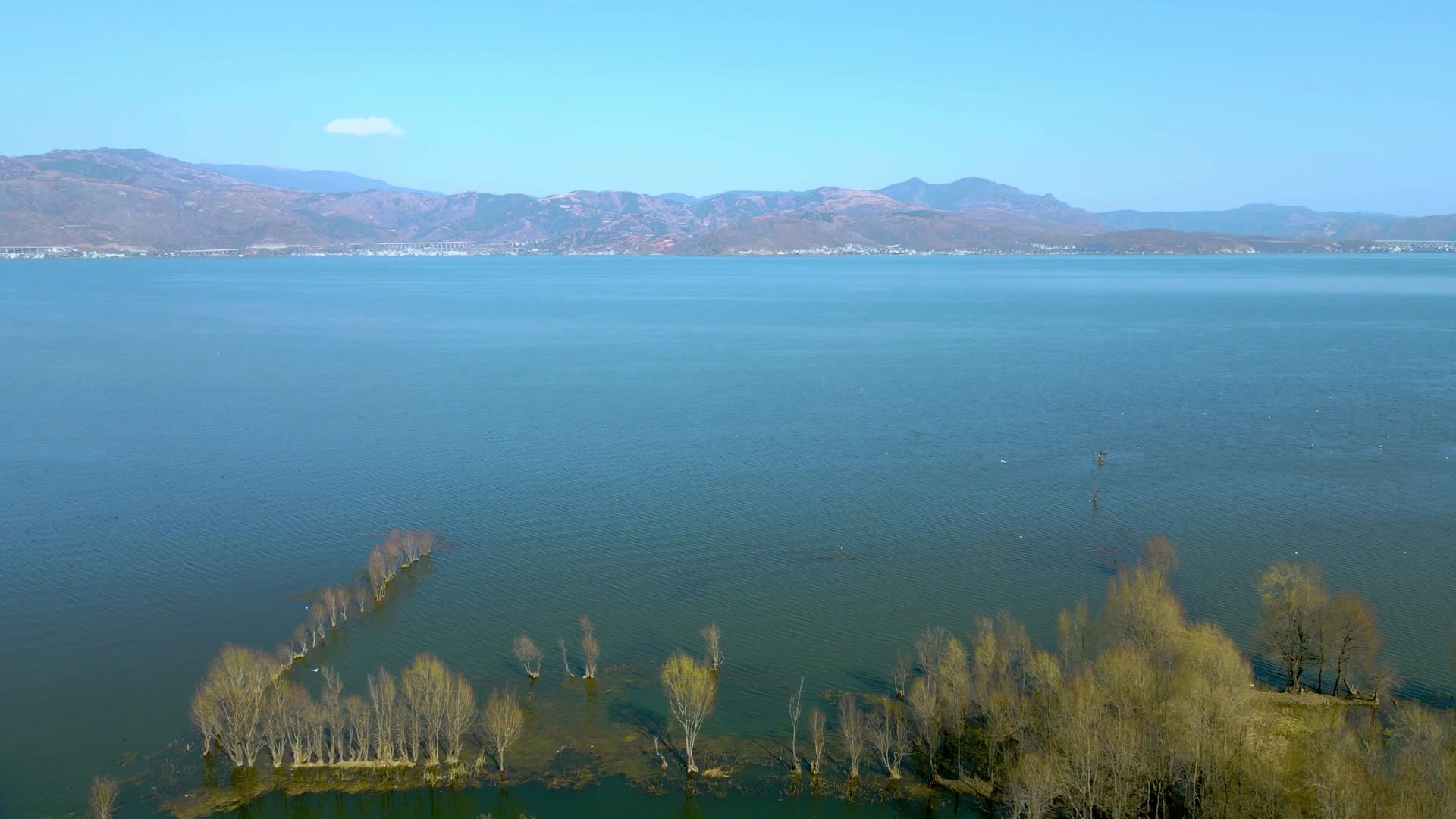 洱海城市风光大自然旅游大海视频的预览图