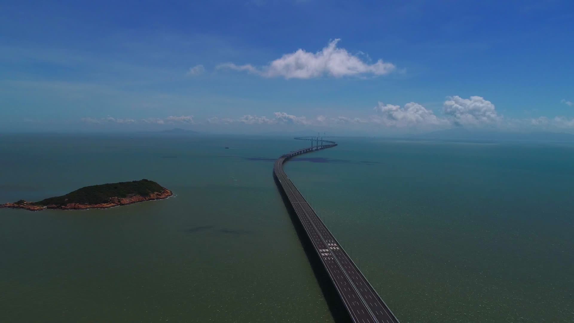 城市宣传片4k港珠澳大桥视频合集香港视频的预览图