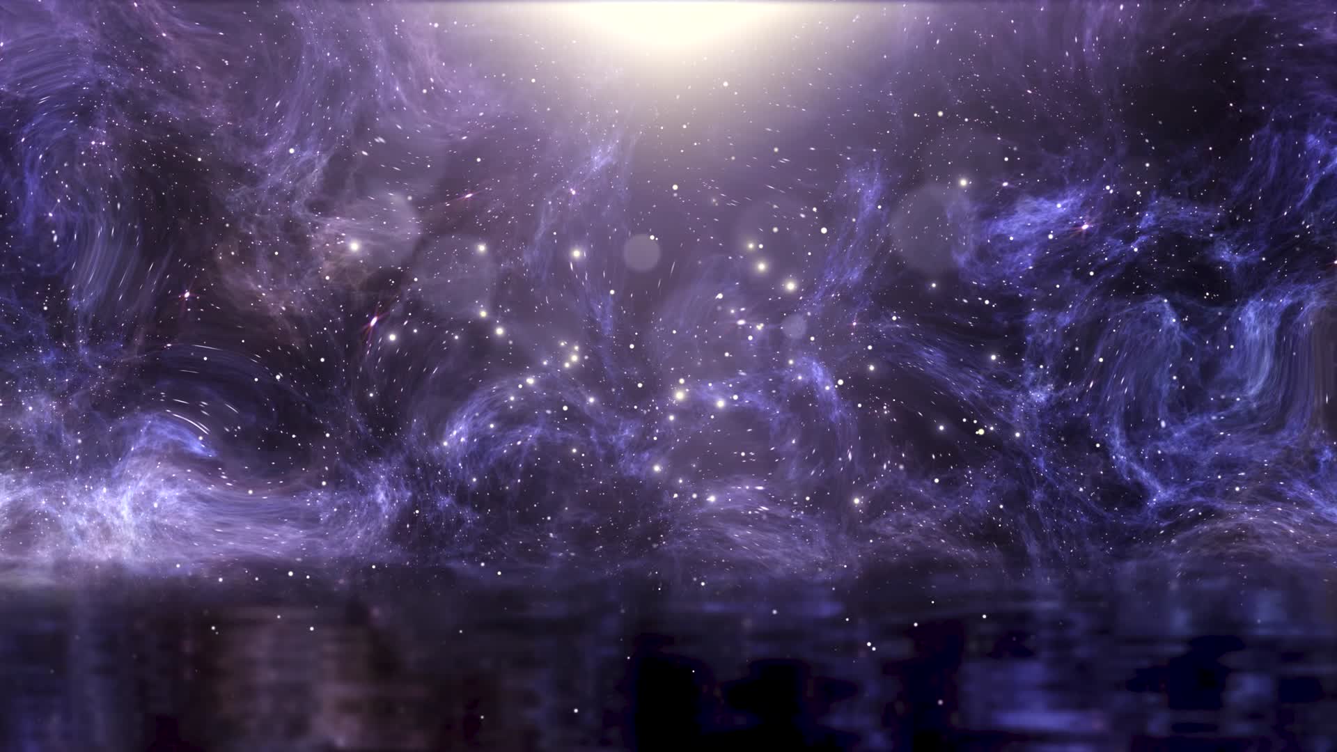 4K蓝紫色粒子流体舞台背景视频的预览图