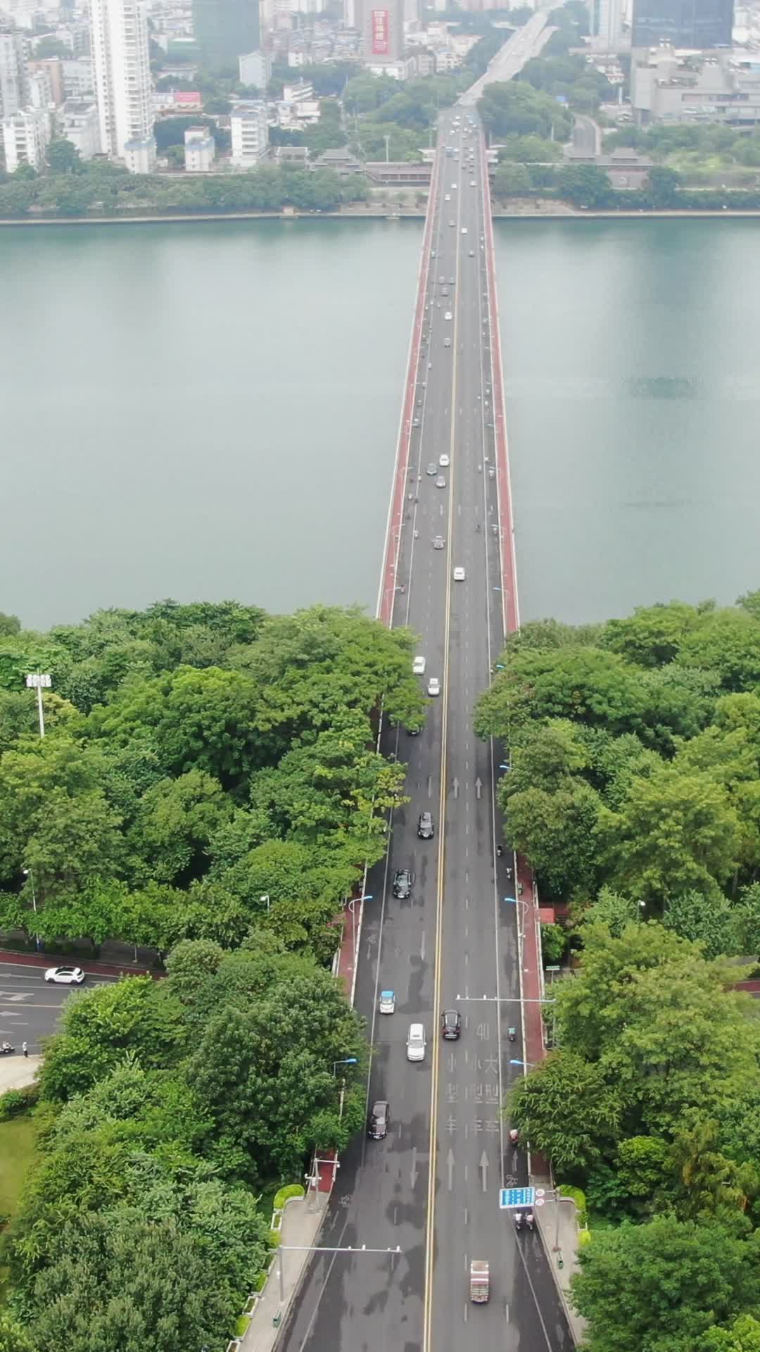 航拍柳州柳江壶东大桥视频的预览图