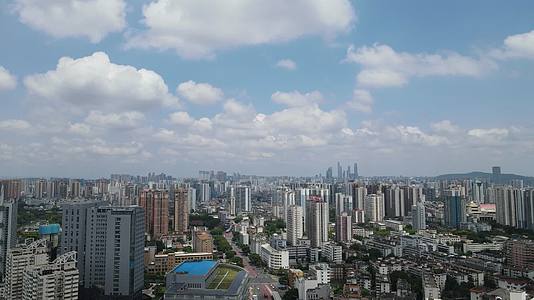 广西南宁城市全景航拍视频的预览图