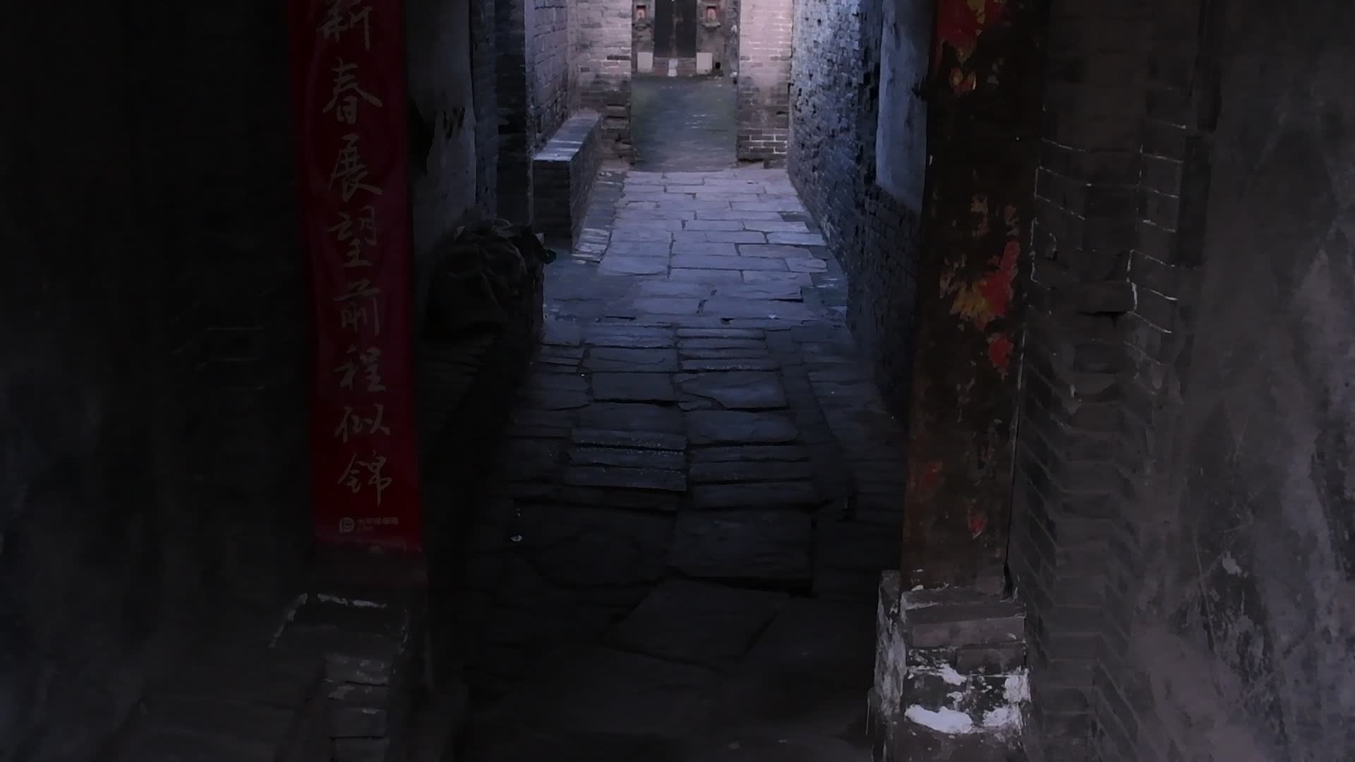 山西平遥古城千年古建筑街道视频的预览图