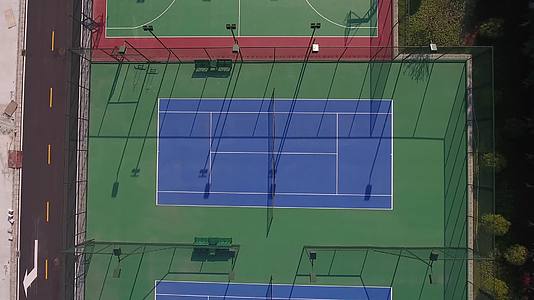 网球场塑胶场地视频的预览图