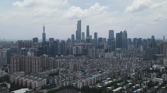 广州珠江新城CBD建筑群视频的预览图