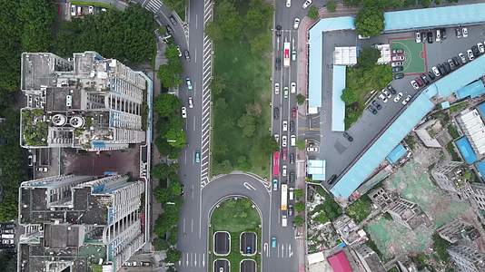 广州天河东立交桥航拍视频的预览图