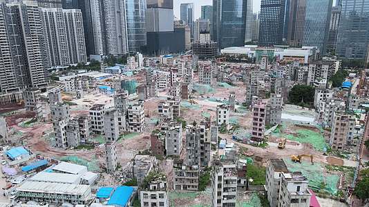广州冼村著名城中村拆迁视频的预览图