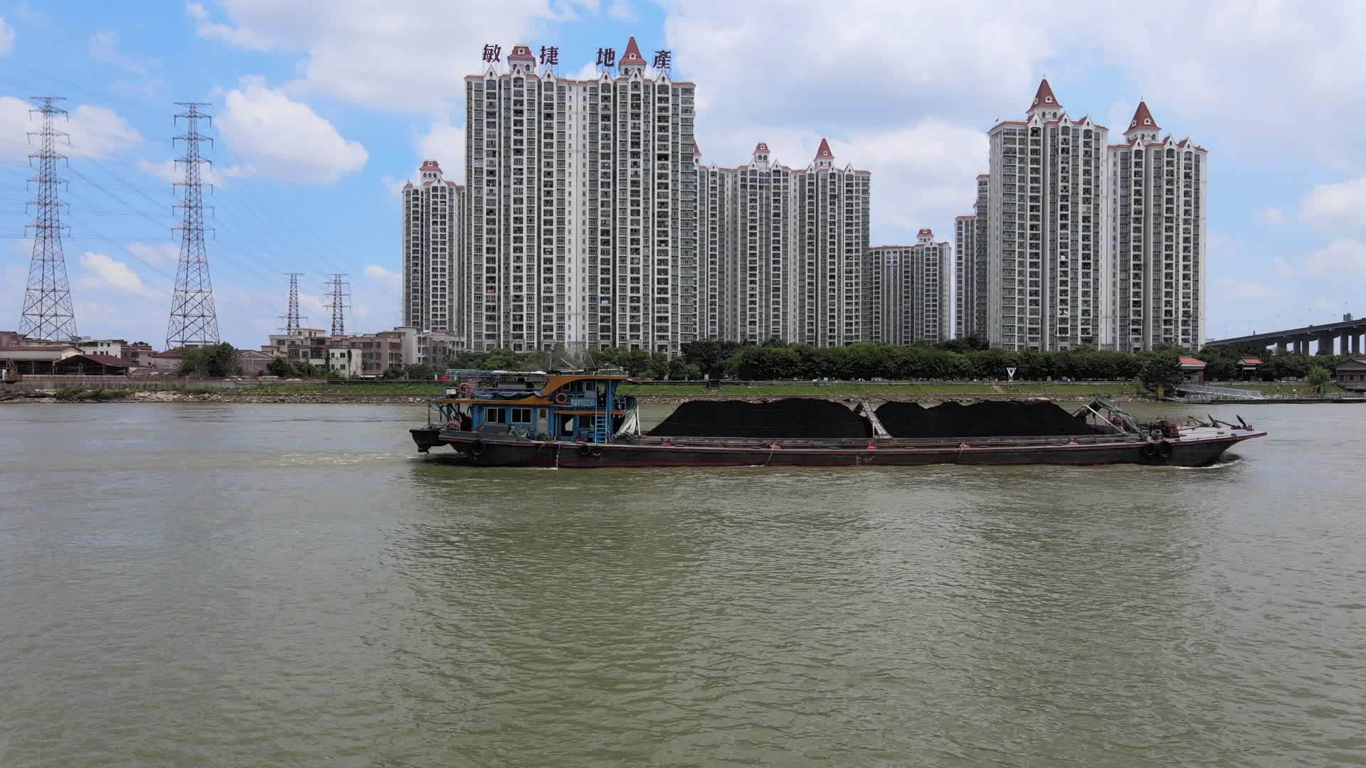 广州三支香水道船只视频的预览图