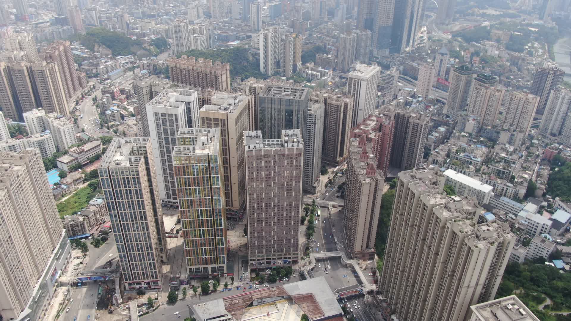 贵阳中央商务区航拍视频的预览图