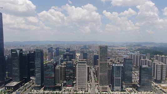 贵州贵阳金融中心商务建筑航拍视频的预览图