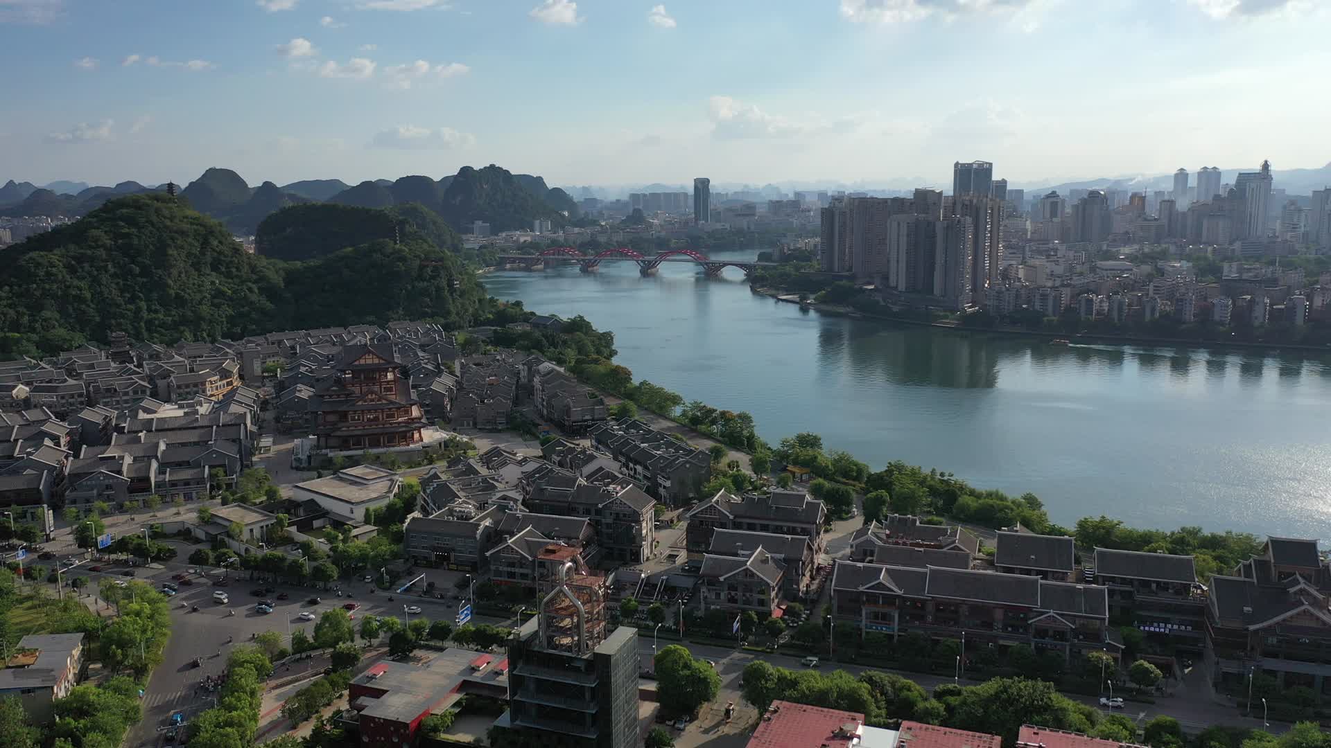 柳州柳江4k航拍视频的预览图