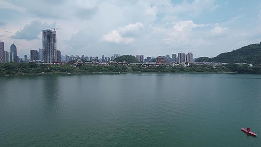 柳江风光航拍柳州市视频的预览图