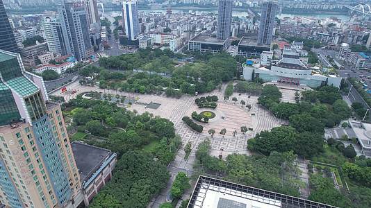 柳州人民广场航拍视频的预览图