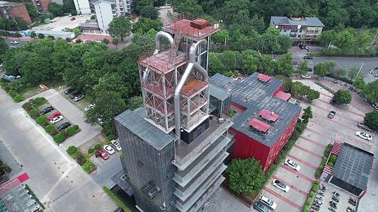 柳州工业园博物馆航拍视频的预览图
