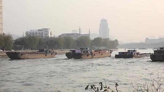 1080P京杭大运河航运视频的预览图