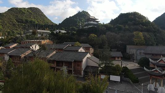 贵州贵阳孔学堂历史文化古建筑航拍视频的预览图