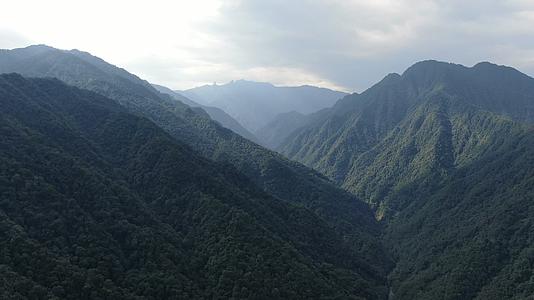 航拍贵州铜仁梵净山景区全景视频的预览图