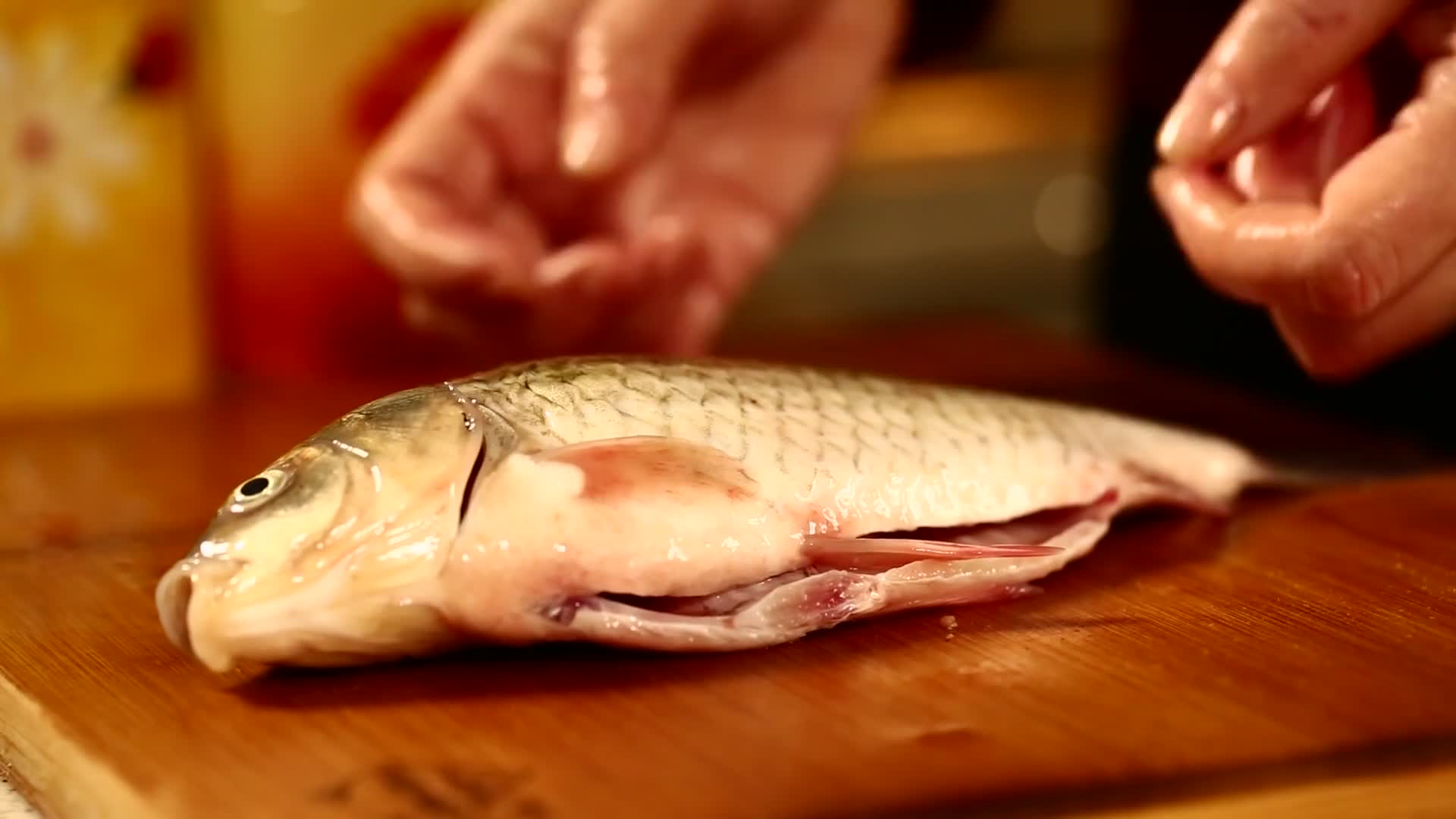 鲫鱼肚子取出鱼籽视频的预览图