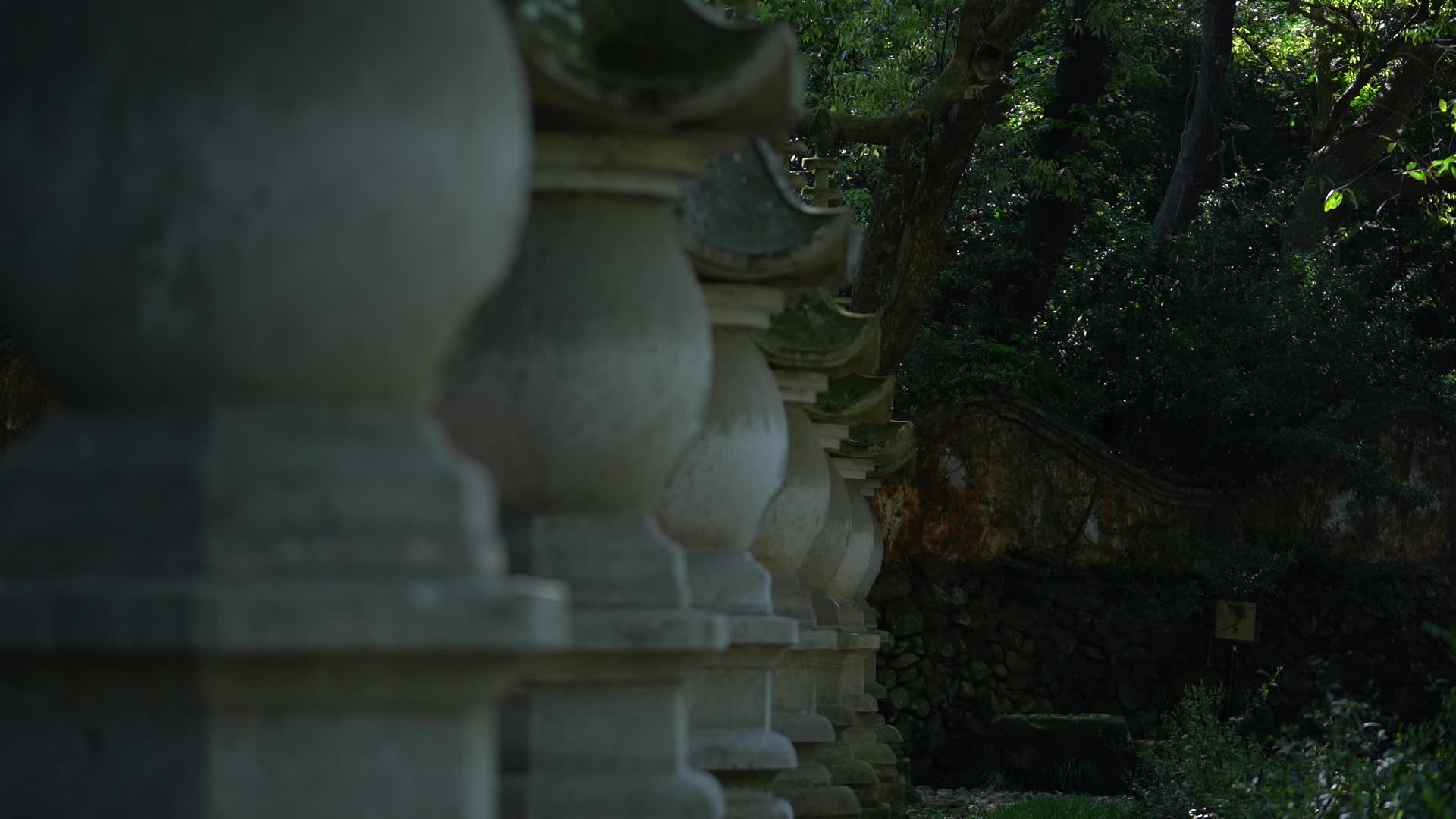 浙江天台山千年古刹国清寺风景4K视频视频的预览图