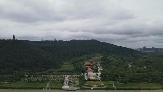 广西南宁孔庙历史文化古建筑航拍视频的预览图