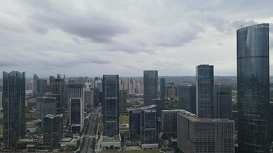 广西南宁五象新区商务建筑群航拍视频的预览图