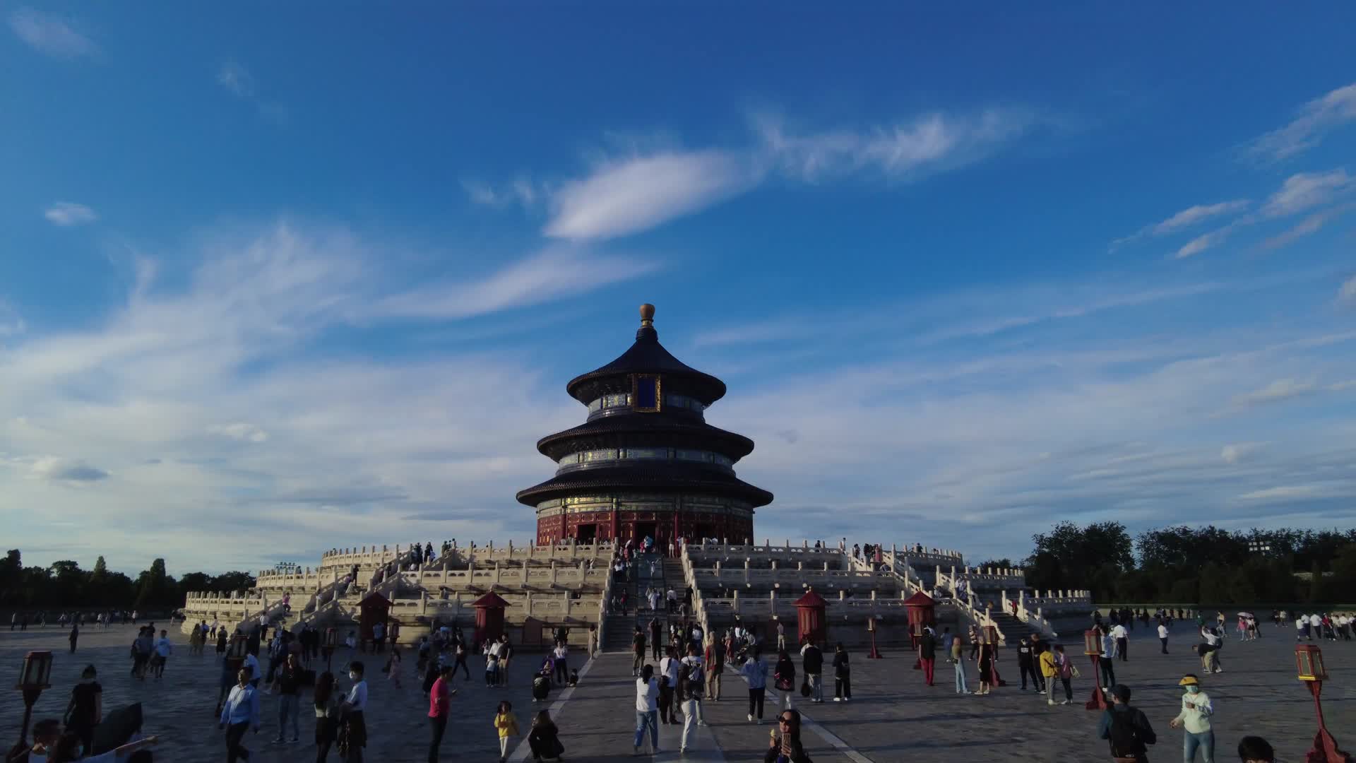 北京天坛北京天坛公园祈年殿北京旅游视频的预览图