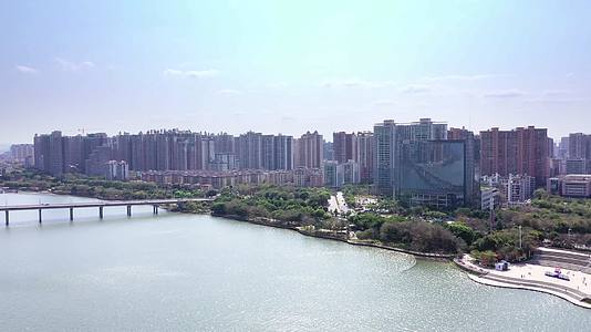 广东清远北江大桥风景视频的预览图