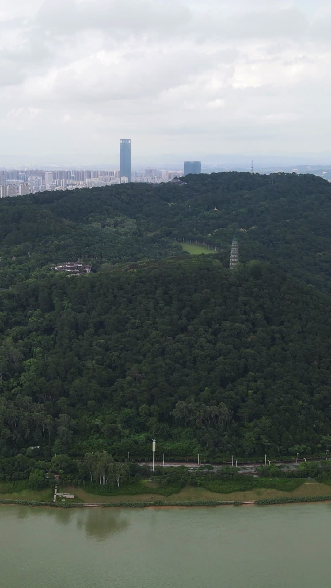 4K航拍广西南宁青秀山景区视频的预览图
