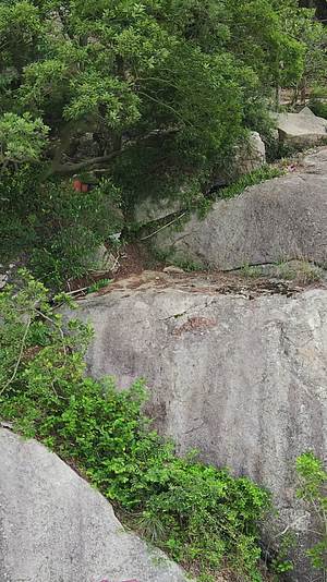航拍泉州清源山南台岩摩崖石刻4K视频的预览图