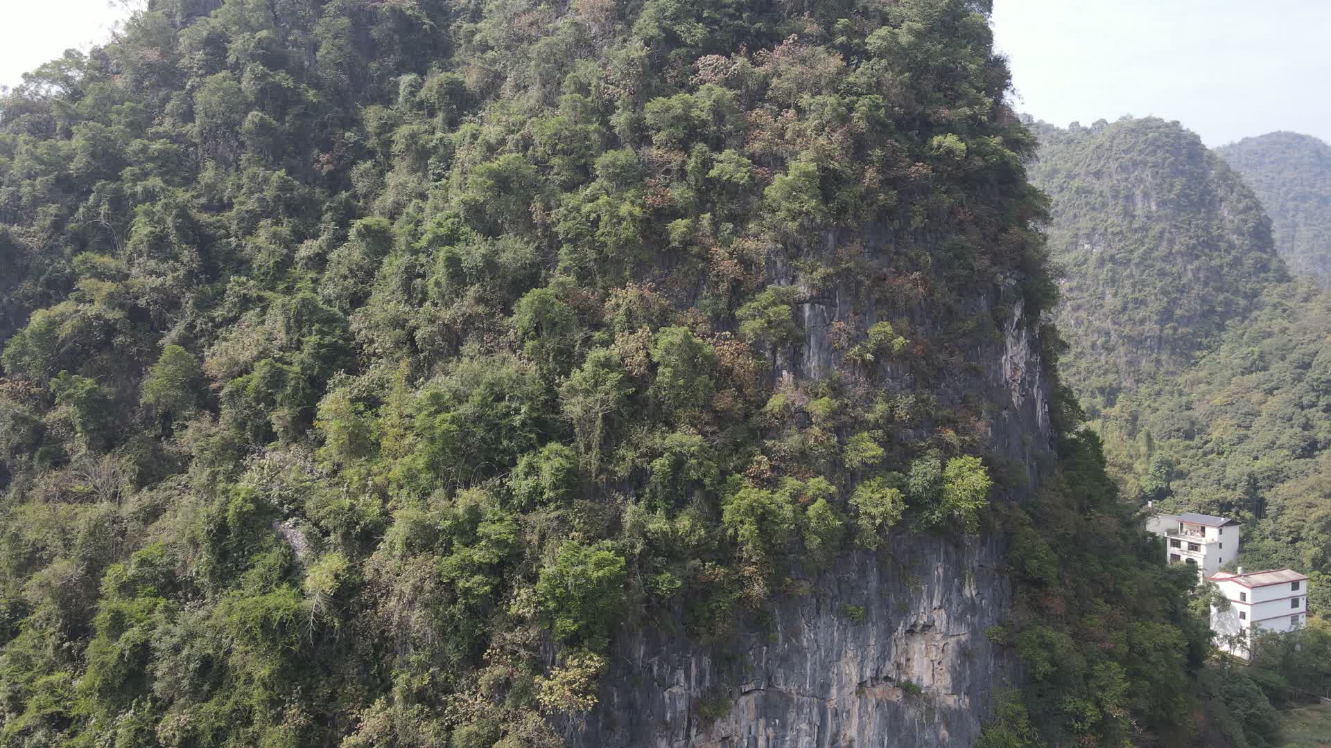 广西桂林山川自然风光航拍视频的预览图