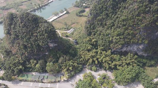 广西桂林山水自然风光航拍视频的预览图