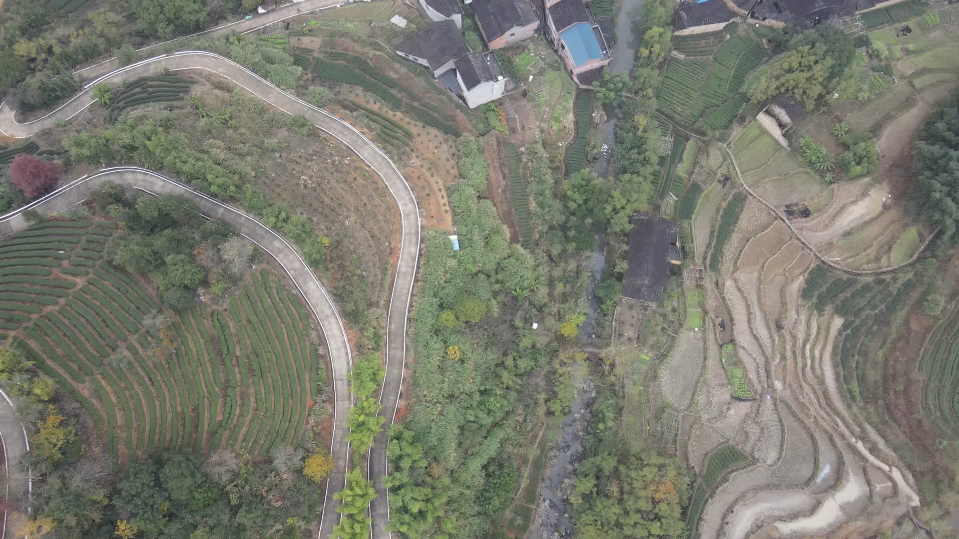 福建福安山村航拍视频的预览图