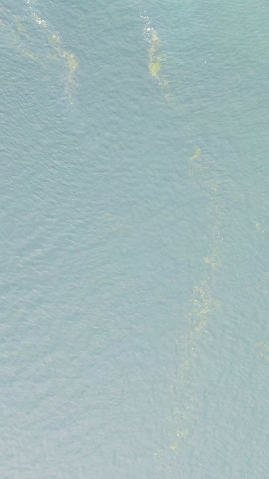 航拍蓝色湖面自然风光视频的预览图