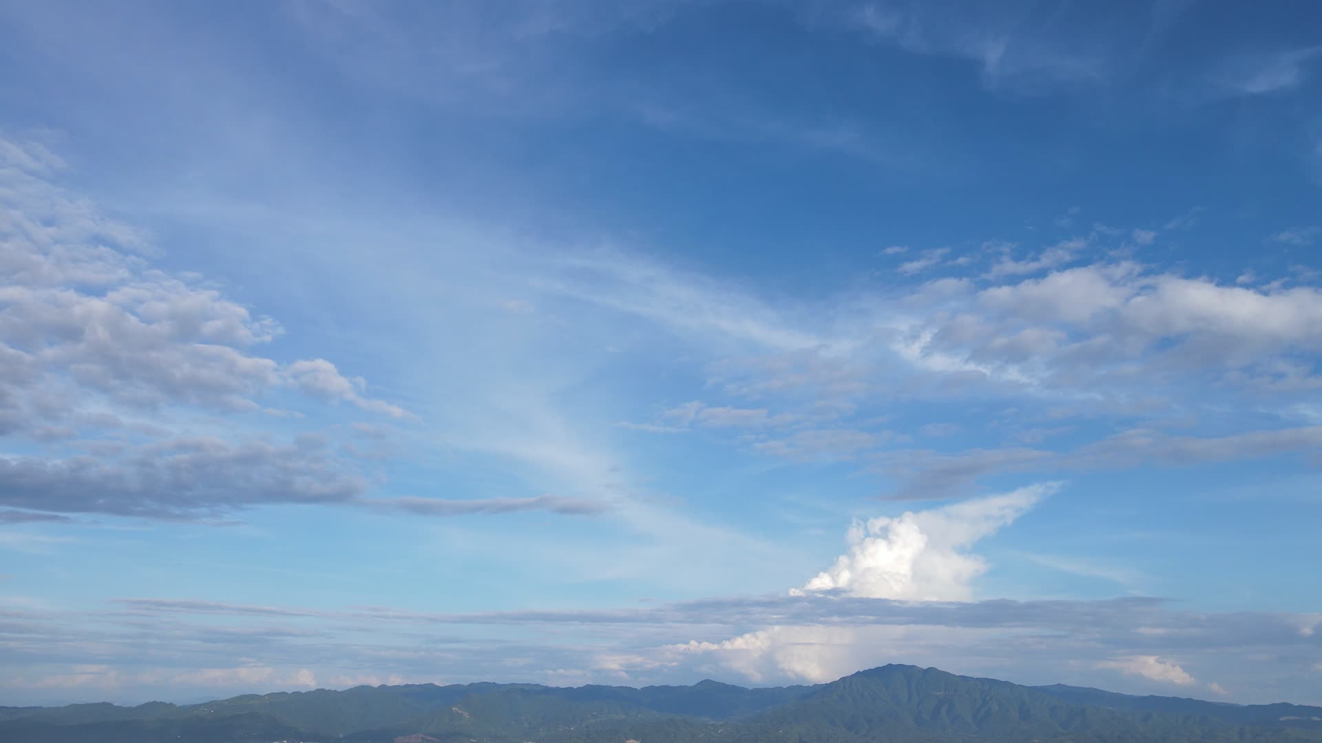 蓝天白云天空空镜头视频的预览图