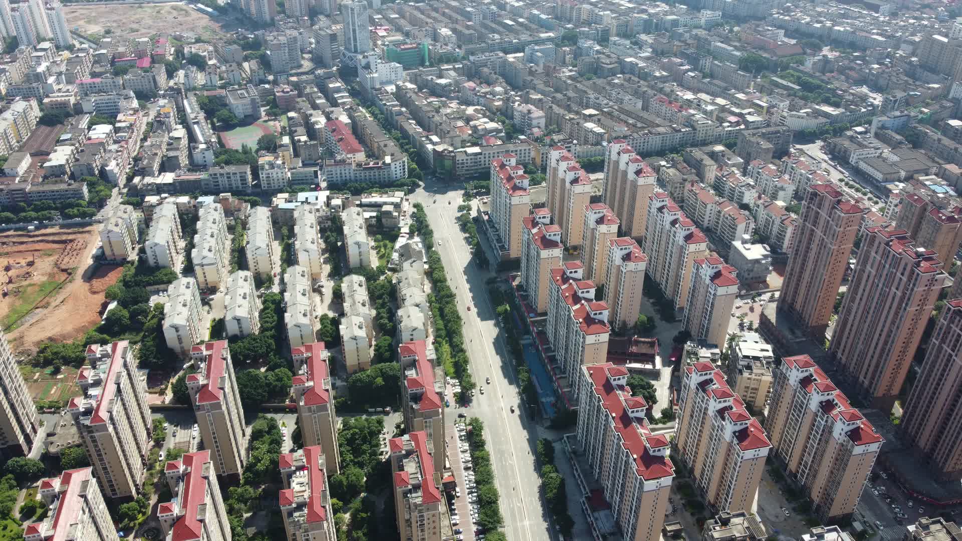 航拍莆田涵江塘北街4K实拍视频视频的预览图