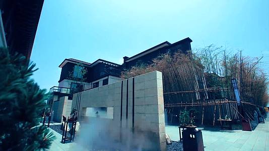 高端别墅豪华别墅中国风中式建筑宣传视频的预览图