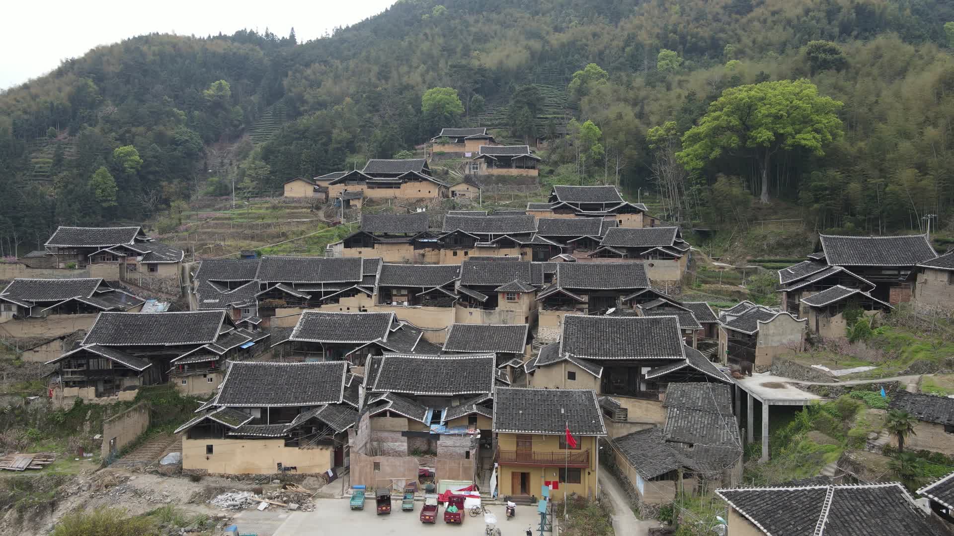 福建传统村落生态展现航拍视频的预览图