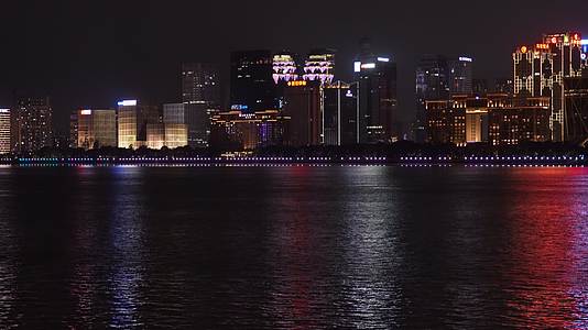 杭州钱江新城城市阳台4K视频视频的预览图