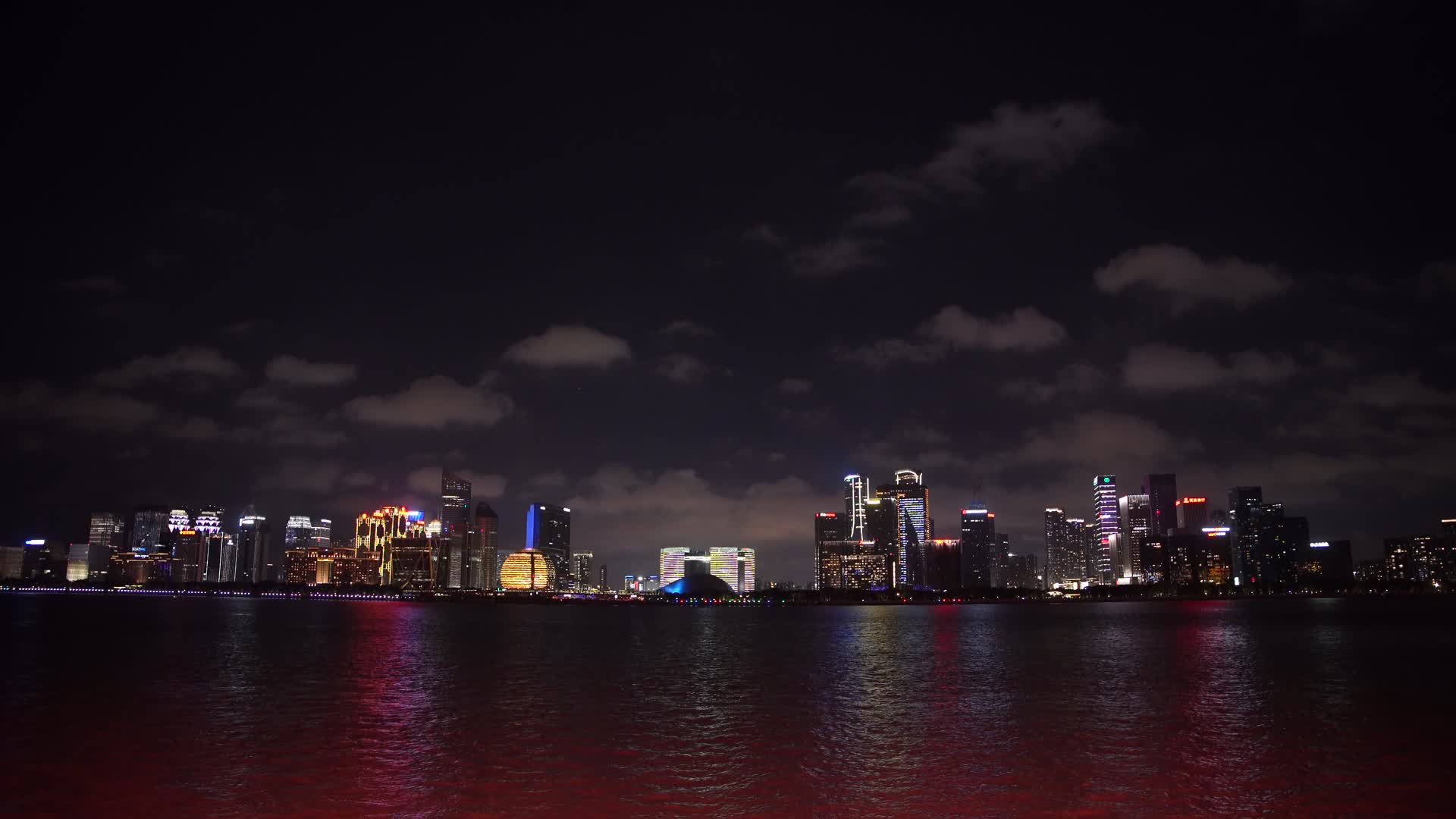杭州钱江新城城市阳台4K视频视频的预览图