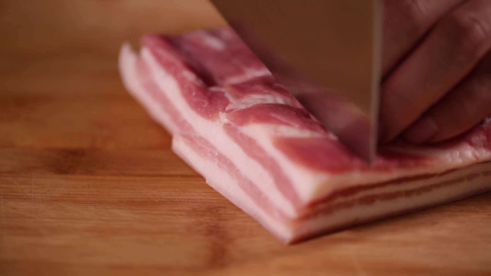菜刀切五花肉视频的预览图