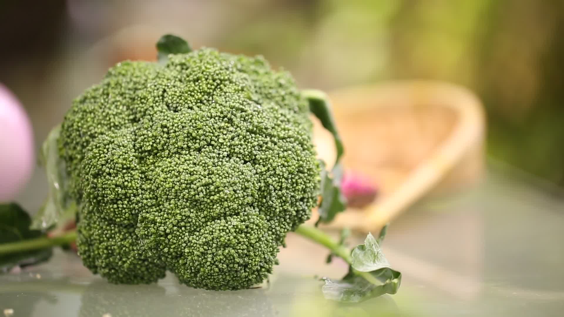 西兰花绿菜花视频的预览图